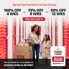 Access Storage - Kanata North Promotion